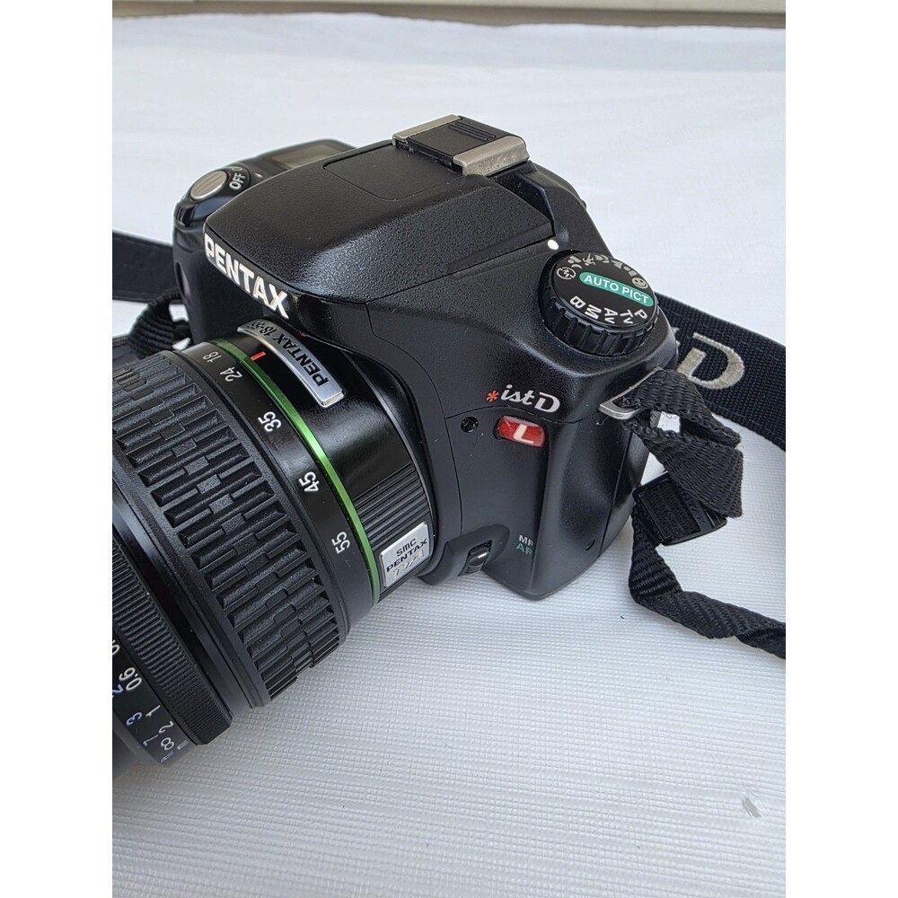 Pentax ist DL 6.1MP DSLR Camera Black w/ DA 18-55mm Lens Tested And Works - Picture 5 of 16